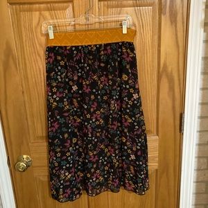 Floral LuLaRoe xl skirt